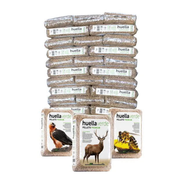 Pallet con impronta verde 77 sacchi da 15 kg