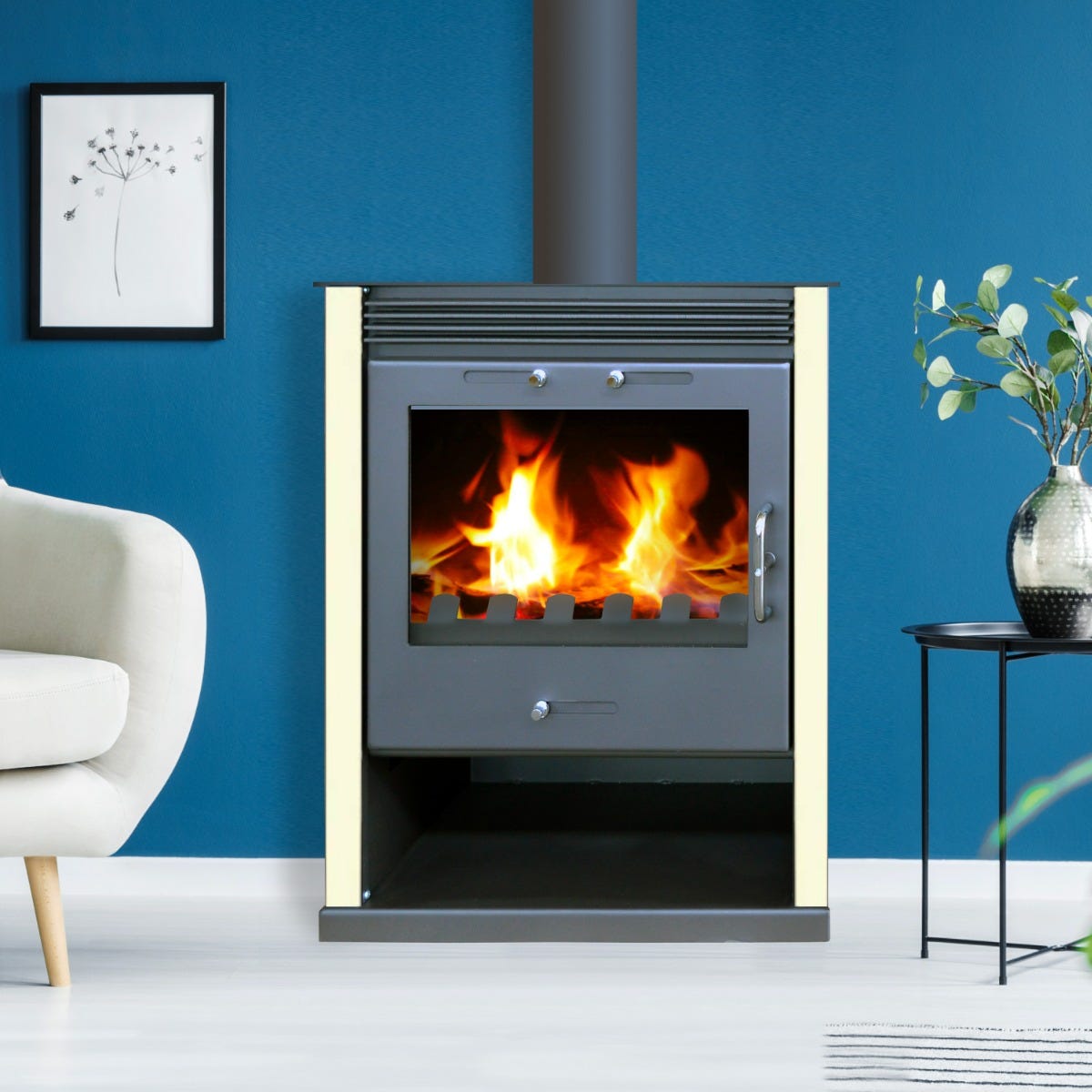 Cucina a legna – BELLEZA RUBIN Ivory – 13kW